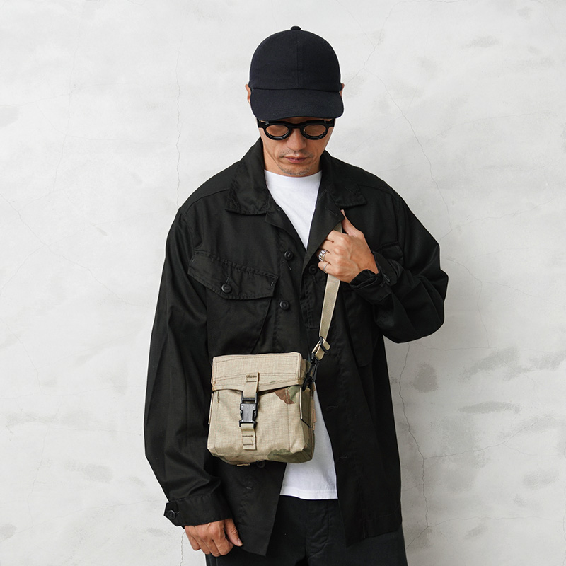 実物 新品 デッドストック 米軍 チャプレンキットポーチ デザートカモ