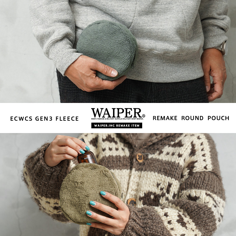 WAIPER.inc 実物 米軍 ECWCS Gen3 POLARTEC（ポーラテック）リメイク フリース ラウンドポーチ