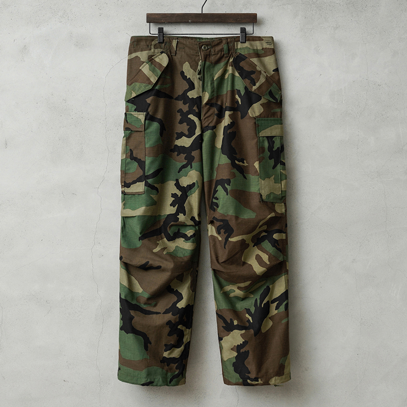 実物 新品 デッドストック 米軍 M-65フィールドカーゴパンツ ウッドランド迷彩