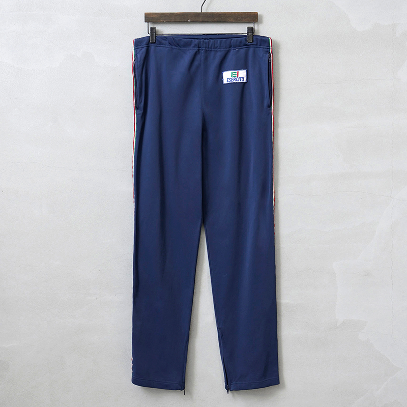 実物 USED イタリア軍 トレーニング パンツ ネイビー