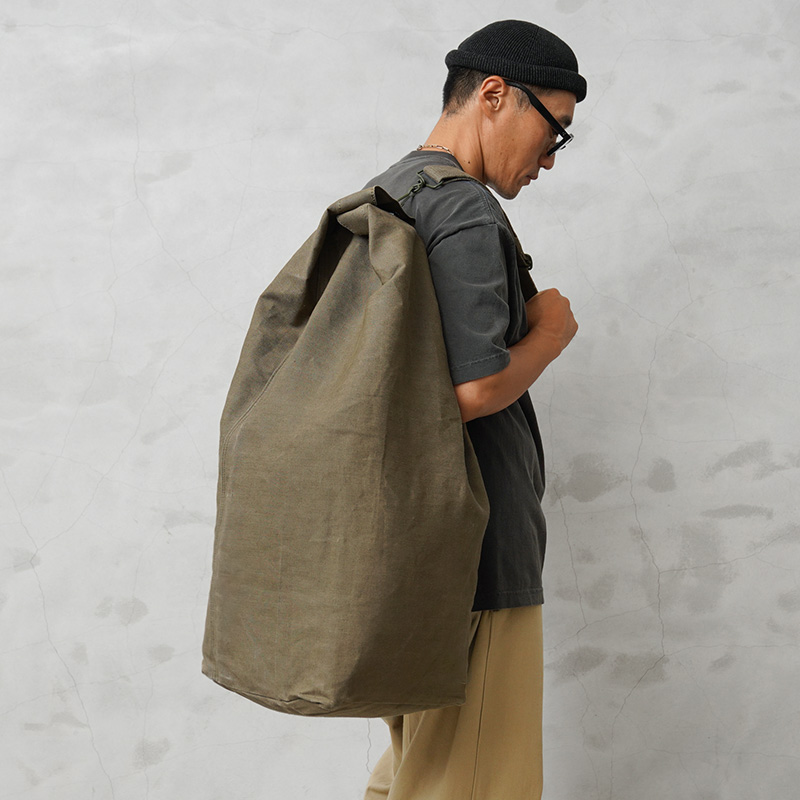 実物 USED フランス軍 ダッフルバッグ