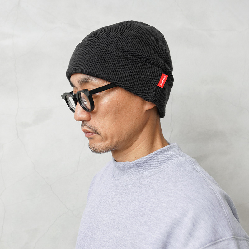 実物 USED イギリス ROYAL MAIL ロイヤルメール ピスネーム ワッチキャップ グレー