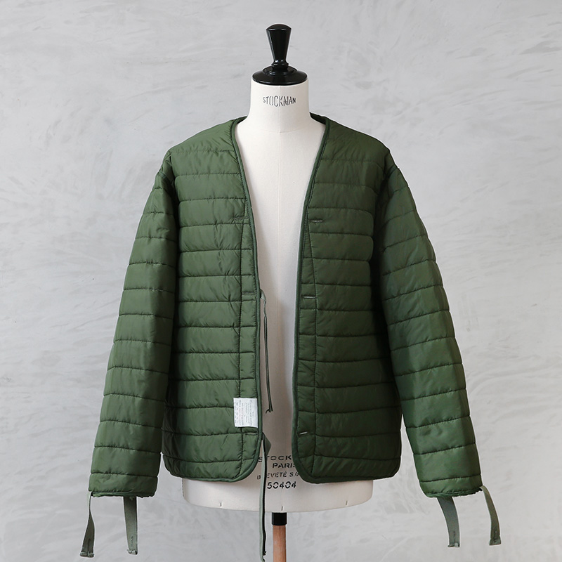 実物 USED ギリシャ軍 キルティングライナー