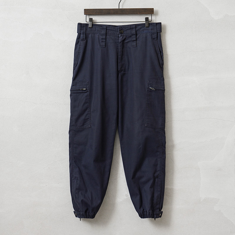 実物 USED オランダ軍 フィールド ジップカーゴパンツ NAVY
