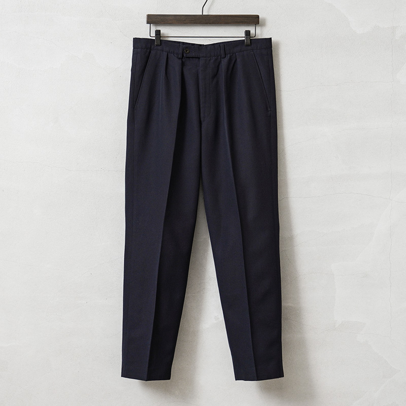 実物 USED スウェーデン軍 ツータック トラウザーズ DARK NAVY