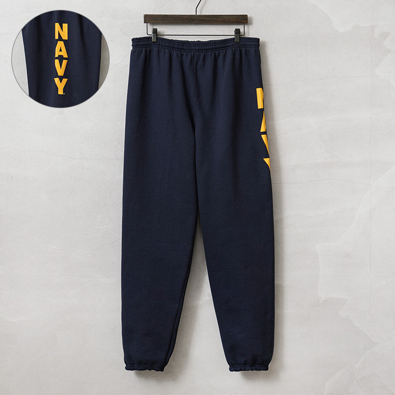 新品 米軍 U.S.NAVY オフィシャルライセンス トレーニング スウェットパンツ NAVY
