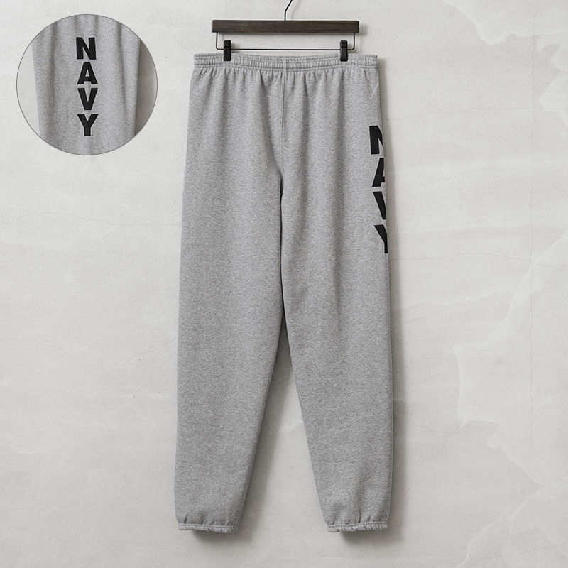 新品 米軍 U.S.NAVY オフィシャルライセンス トレーニング スウェットパンツ GRAY