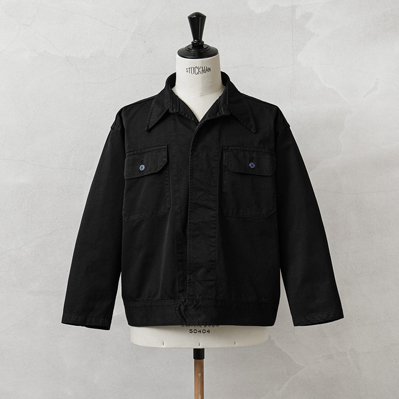 実物 新品 デッドストック 米軍 1960～80年代 メディカルジャケット BLACK染め