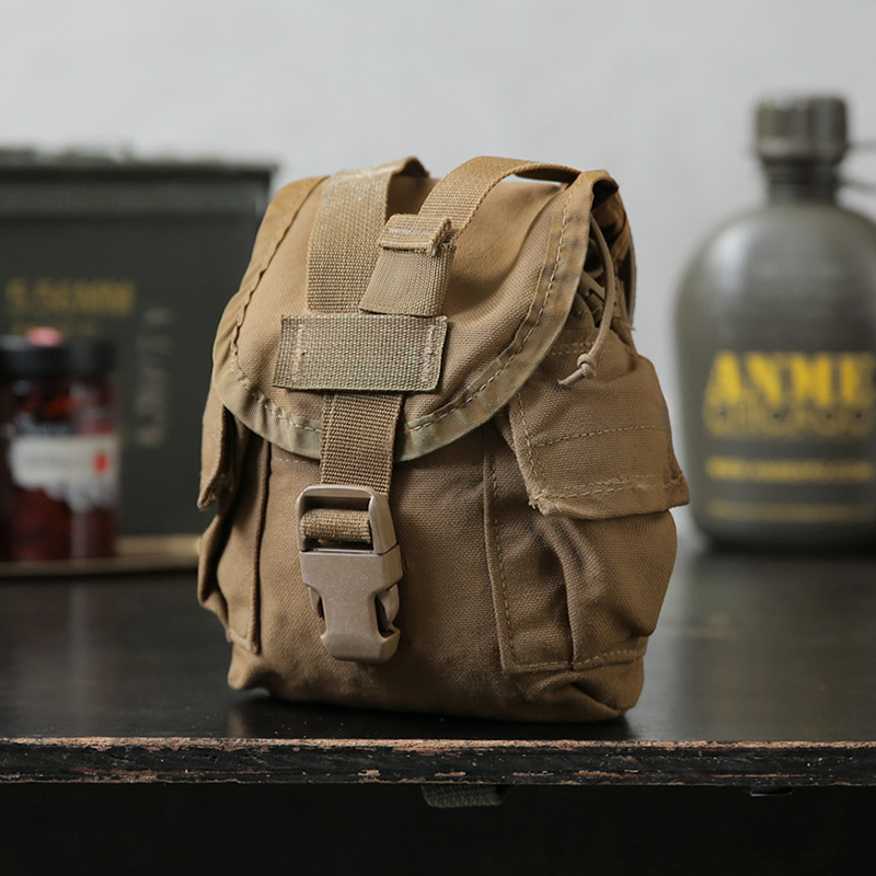 実物 USED 米軍 MOLLE II CANTEEN GENERAL PURPOSE ポーチ COYOTE