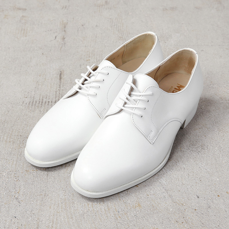 実物 新品 デッドストック フランス軍 MARBOT社製 レザー オフィサーシューズ WHITE