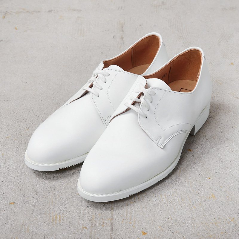 実物 新品 デッドストック フランス軍 Argueyrolles社製 レザー オフィサーシューズ WHITE ロゴあり