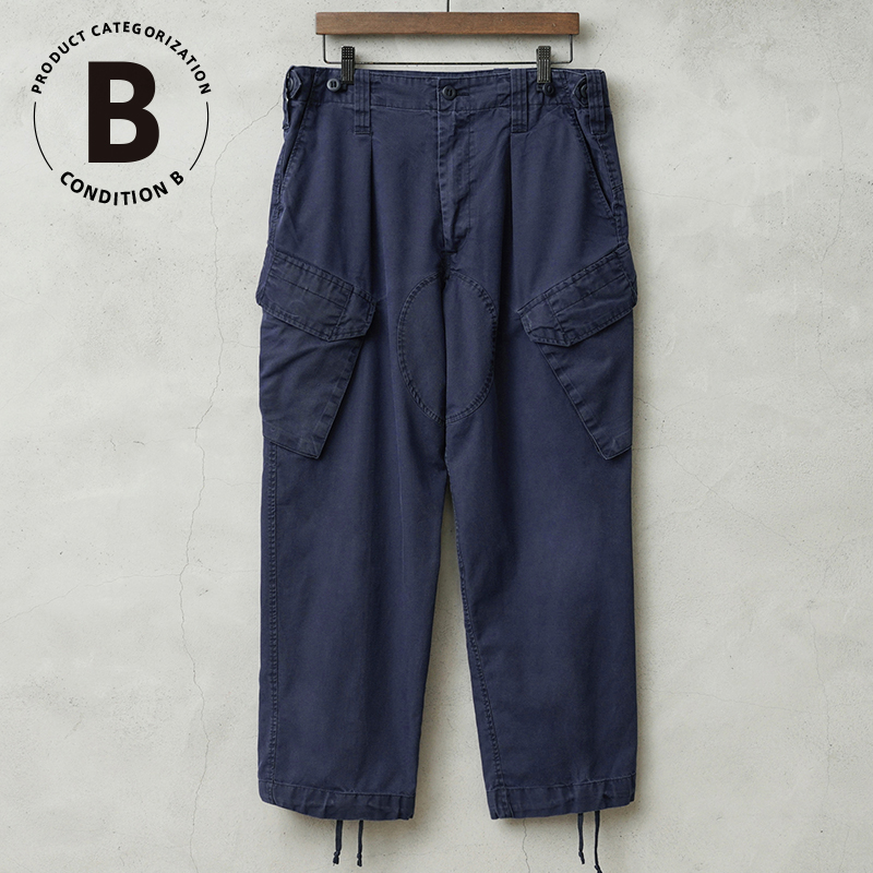 リジェクトB 訳あり品 実物 USED イギリス軍 ROYAL NAVY COMBAT カーゴパンツ スラントポケット