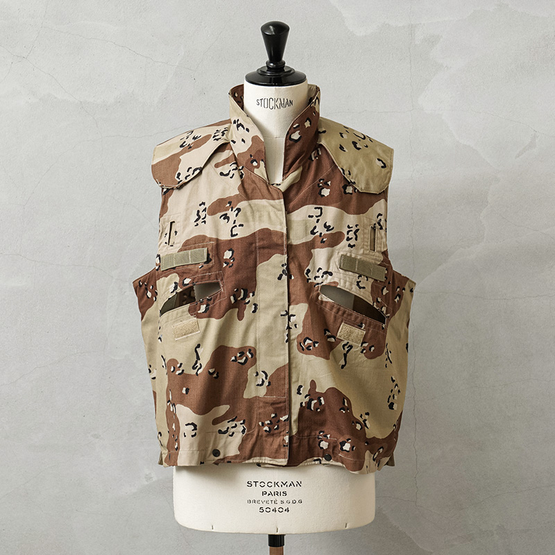 実物 新品 デッドストック 米軍 PASGT ボディアーマーベストカバー 6Cデザート（チョコチップ）カモ