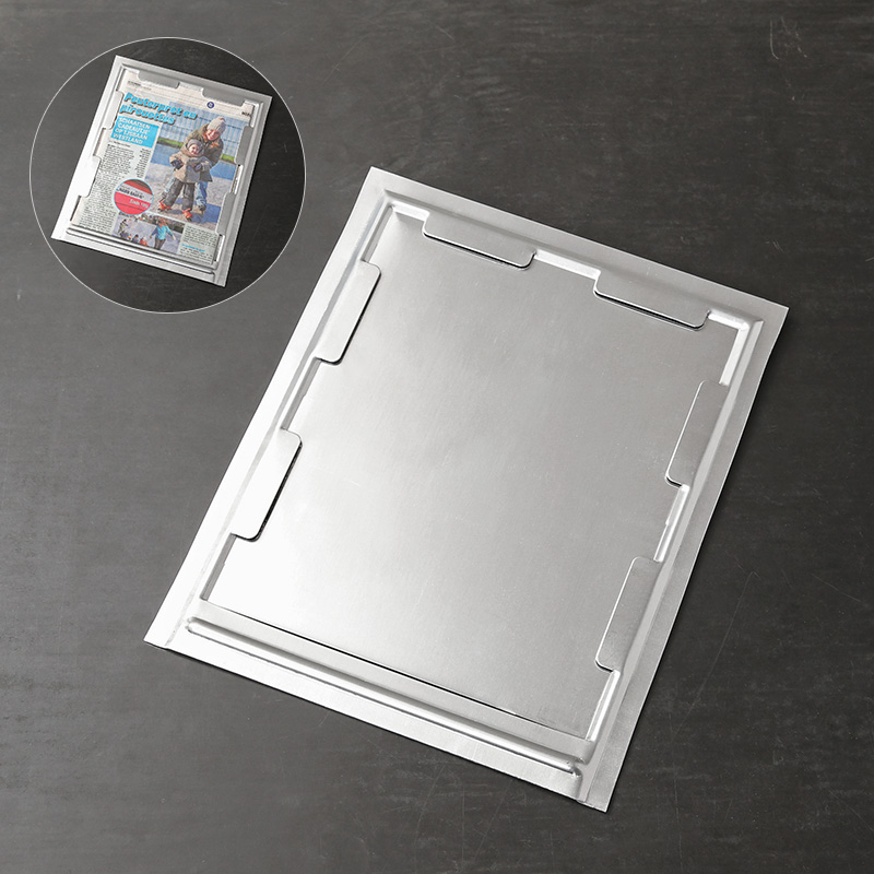 実物 新品 デッドストック 米軍 アルミニウム製 プレートホルダー / サインフレーム