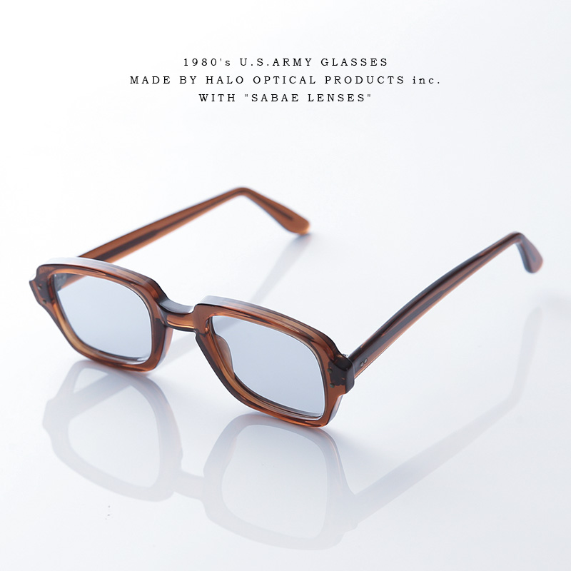 実物 新品 1980’s 米軍 Halo Optical Military Official G.I. Glasses 【S9】アイウェア 鯖江レンズ BREEZE NAVY【T】