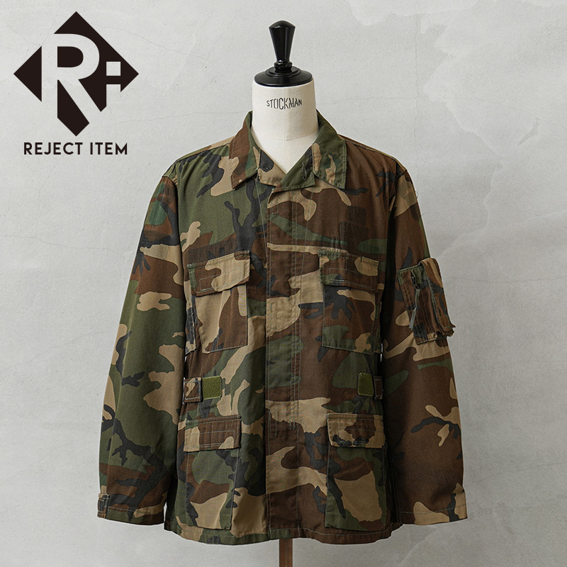 リジェクト 訳あり品 実物 USED 米軍 ABDU ノーメックス エアクルー（ヘリクルー）ジャケット 前期型 ウッドランドカモ