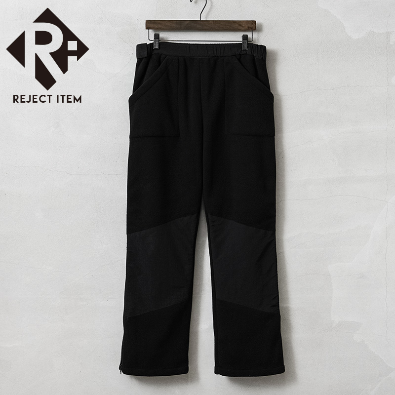リジェクト 訳あり品 USED 米軍放出 COLD WEATHER SYNTHETIC フリースパンツ BLACK