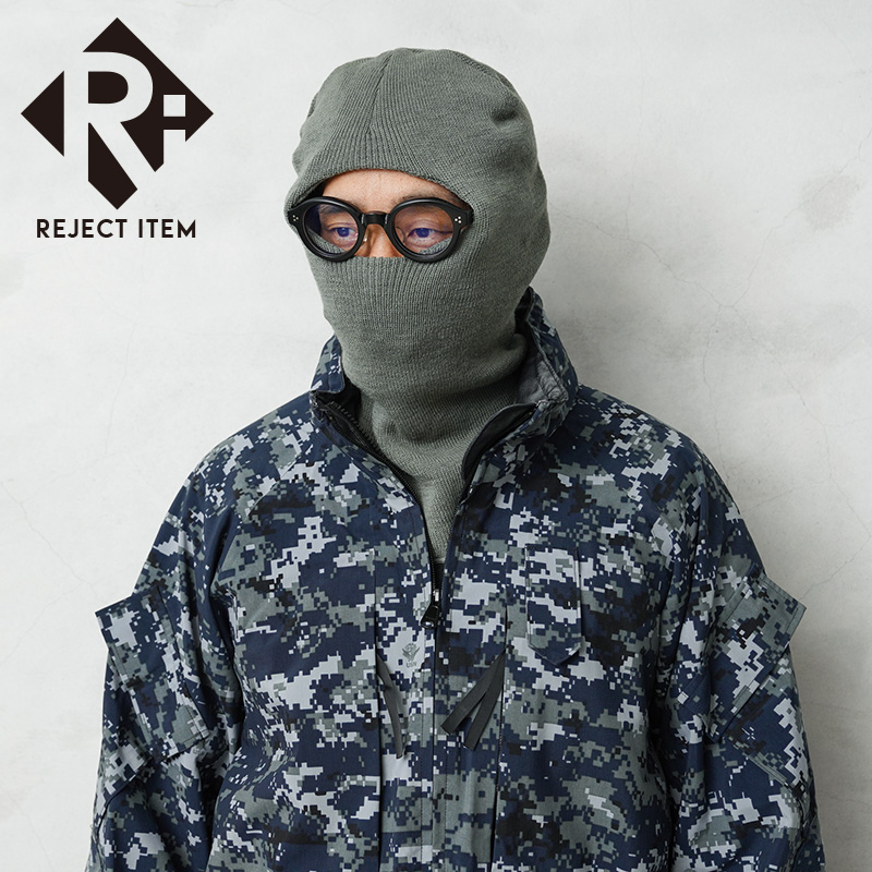 リジェクト 訳あり品 実物 USED 米軍 Extended Cold Weather バラクラバ FOLIAGE