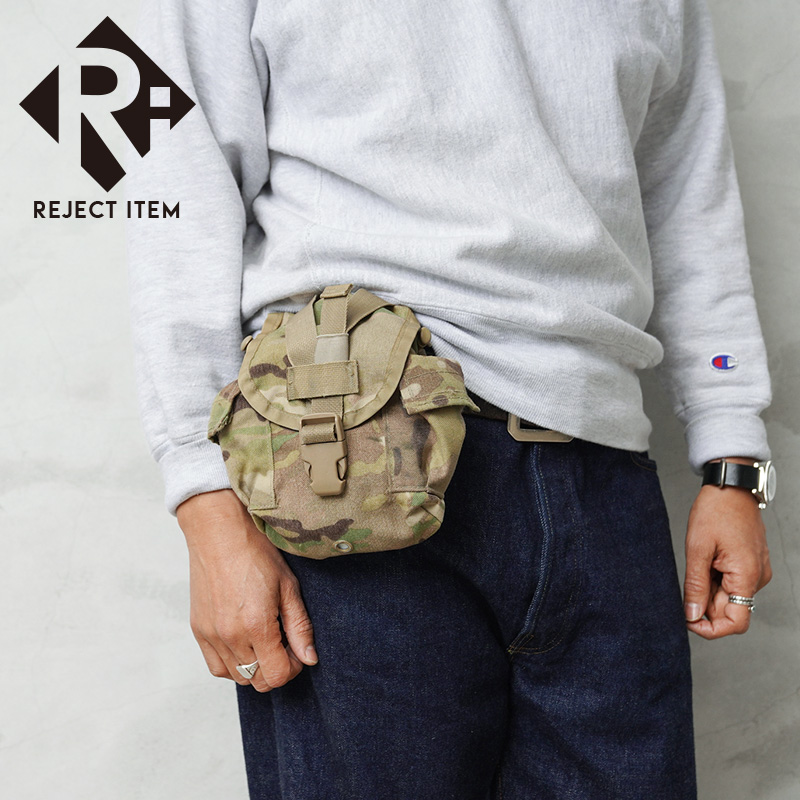 リジェクト 訳あり品 実物 USED 米軍 MOLLE II CANTEEN GENERAL PURPOSE ポーチ MULTICAM