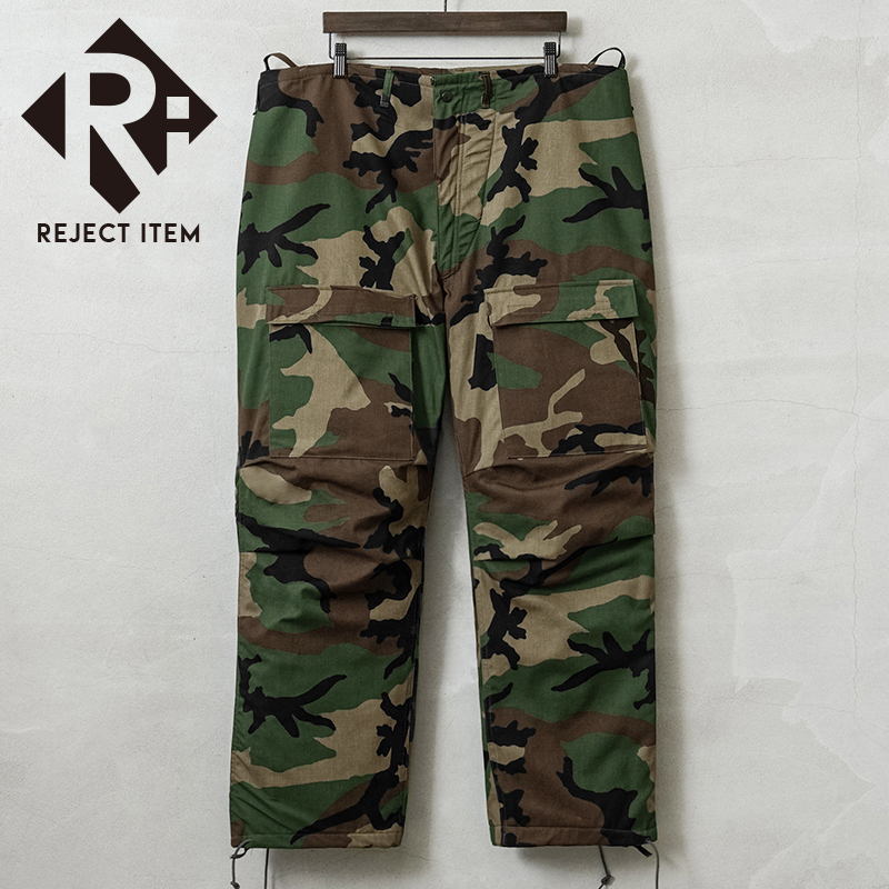 リジェクト 訳あり品 実物 新品 デッドストック 米軍 ケミカル プロテクティブ フロント カーゴパンツ WOODLAND CAMO
