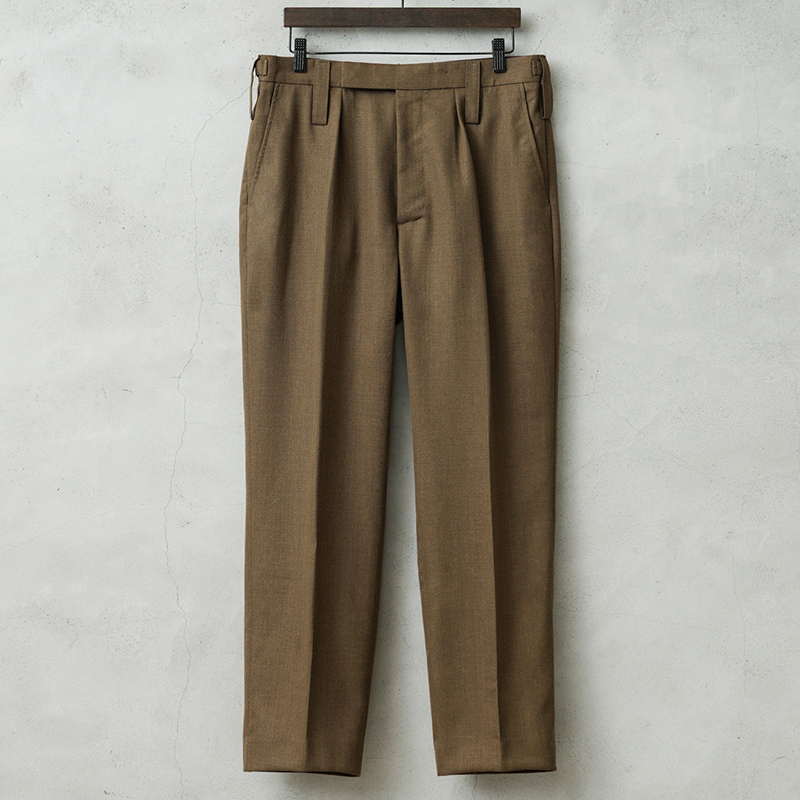実物 USED イギリス陸軍 ALL RANKS BARRACK DRESS トラウザーズ / オフィサーパンツ ブラウン