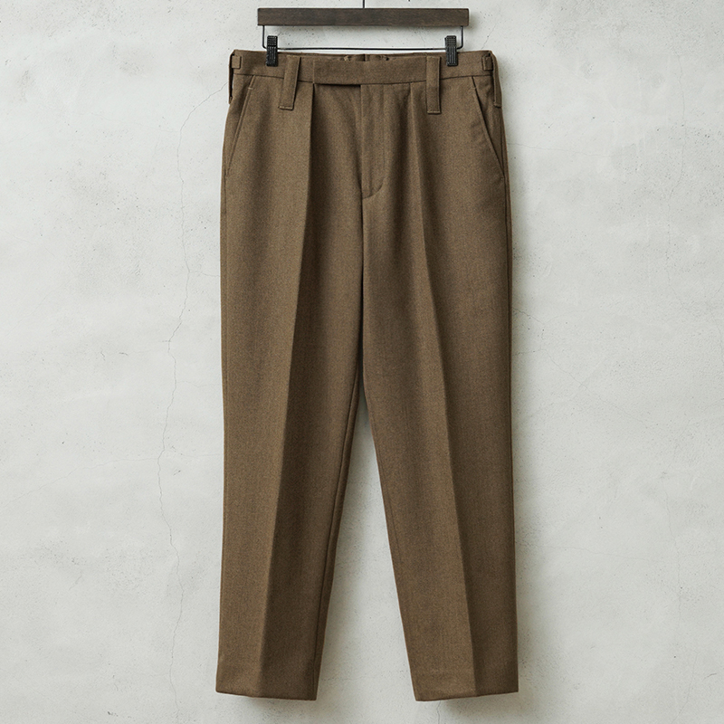 実物 USED イギリス陸軍 ALL RANKS No.2 DRESS ウール トラウザーズ / オフィサーパンツ ブラウン WOOL100%