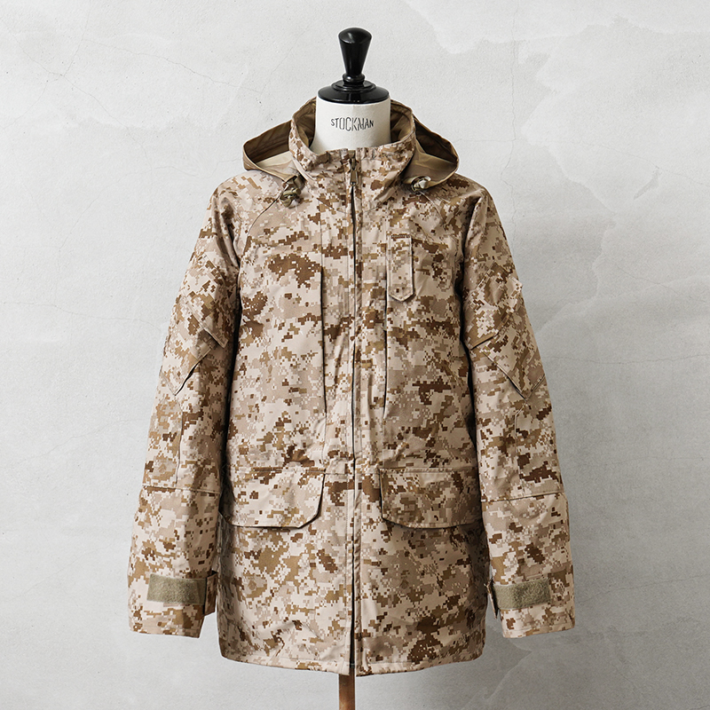 実物 USED 米海軍 NWU GORE-TEXパーカー TYPEII AOR1 DESERT