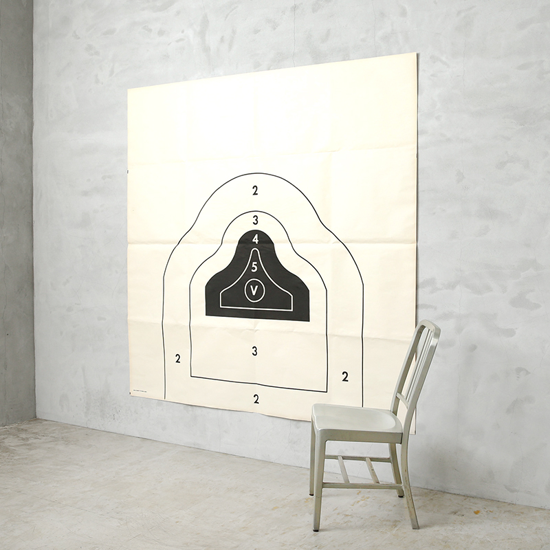 実物 新品 デッドストック 米軍 ヴィンテージ ライフル射撃 ターゲット D 3枚セット【T】