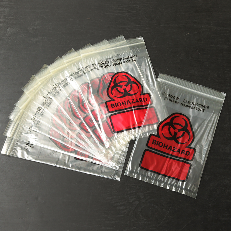 実物 新品 デッドストック 米軍 BIOHAZARD バイオハザードバッグ 10枚セット【T】