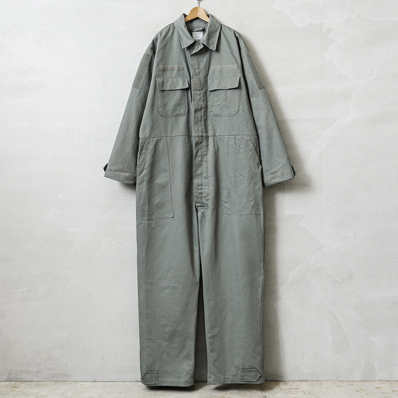 実物 新品 デッドストック 米軍 ユーティリティ カバーオール GRAY