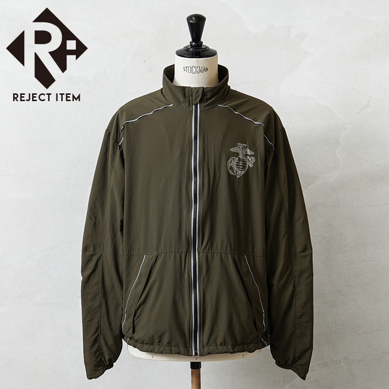 リジェクト 訳あり品 実物 USED 米軍 米海兵隊 U.S.M.C. PT ランニング ジャケット