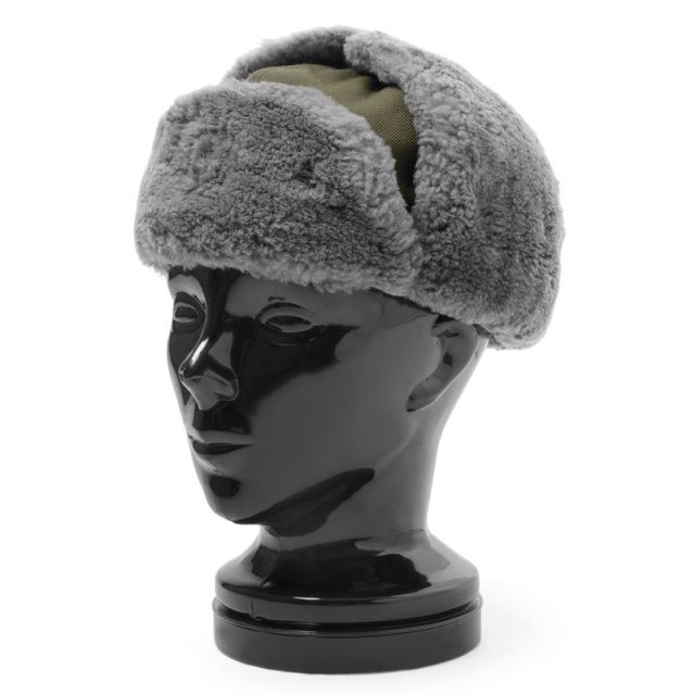 実物 チェコ軍 ウィンターボアハット バッジなし USED