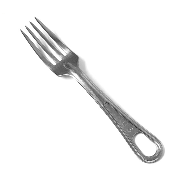 実物 USED 米軍 カトラリー フォーク