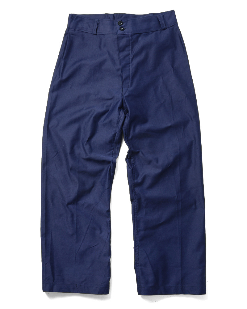 実物 新品 イタリア海軍 1970's モールスキン マリンパンツ