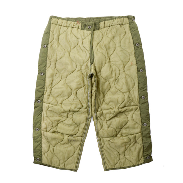 実物 米軍 M-65 フィールドパンツライナー サイドボタン USED【T】