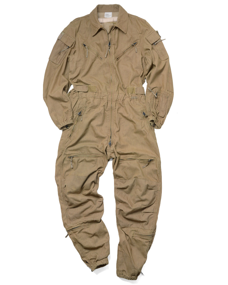 実物 USED 米軍 IMPROVED COMBAT VEHICLE CREWMEN'S カバーオール COYOTE