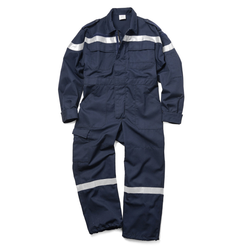 実物 フランス軍 / 消防局 カバーオール（リフレクター付）