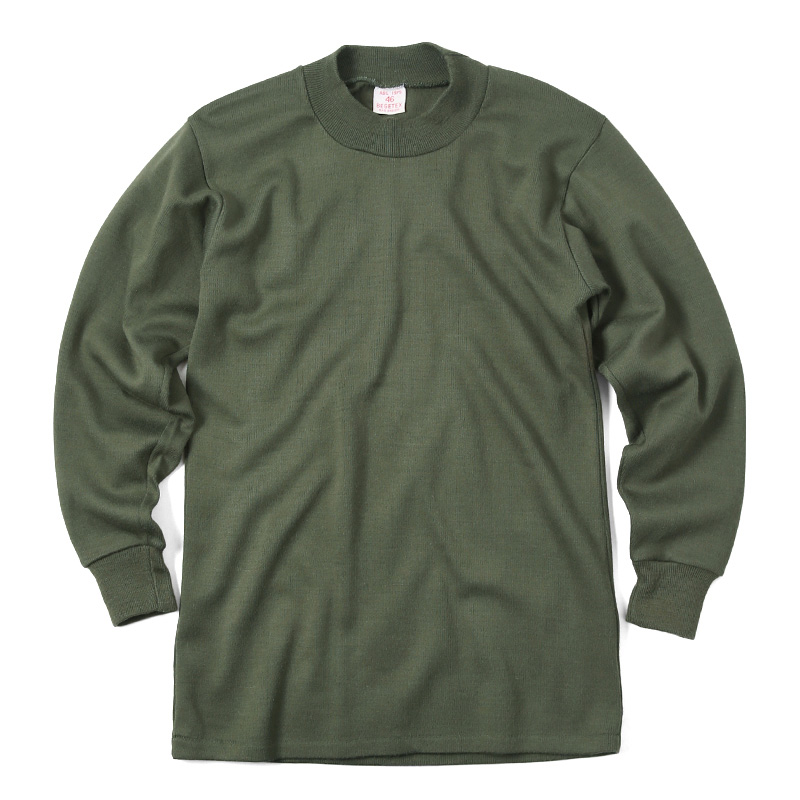 実物 ベルギー軍 スウェットシャツ OD USED