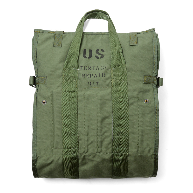 実物 新品 米軍 テントリペアキットバッグ