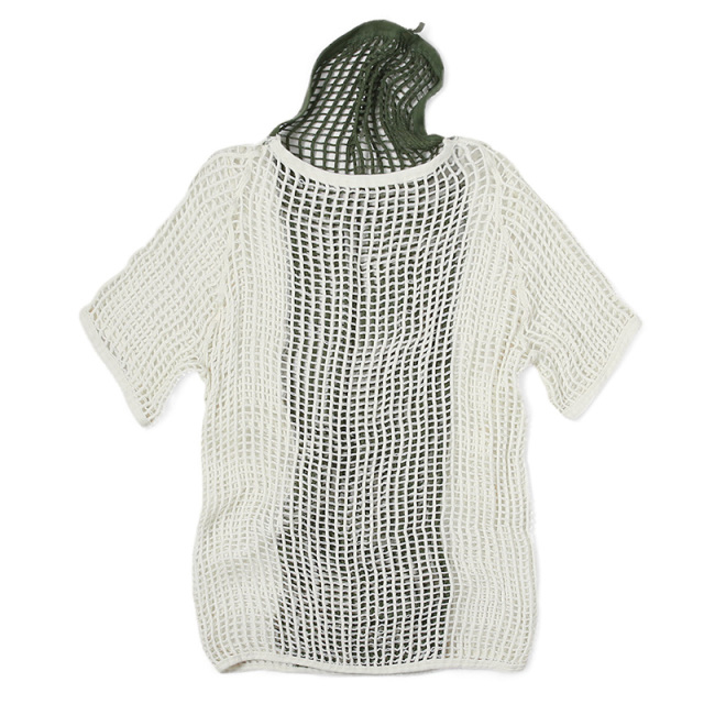 実物 USED ノルウェー軍 ベースレイヤー ネットTシャツ