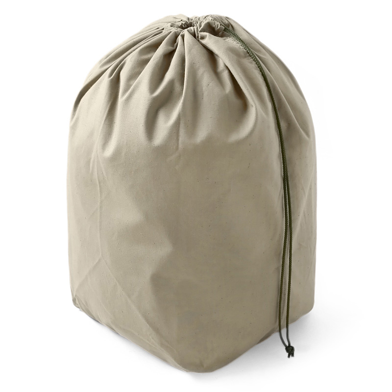 実物 新品 フランス軍 NAVY コットン ランドリーバッグ SAND