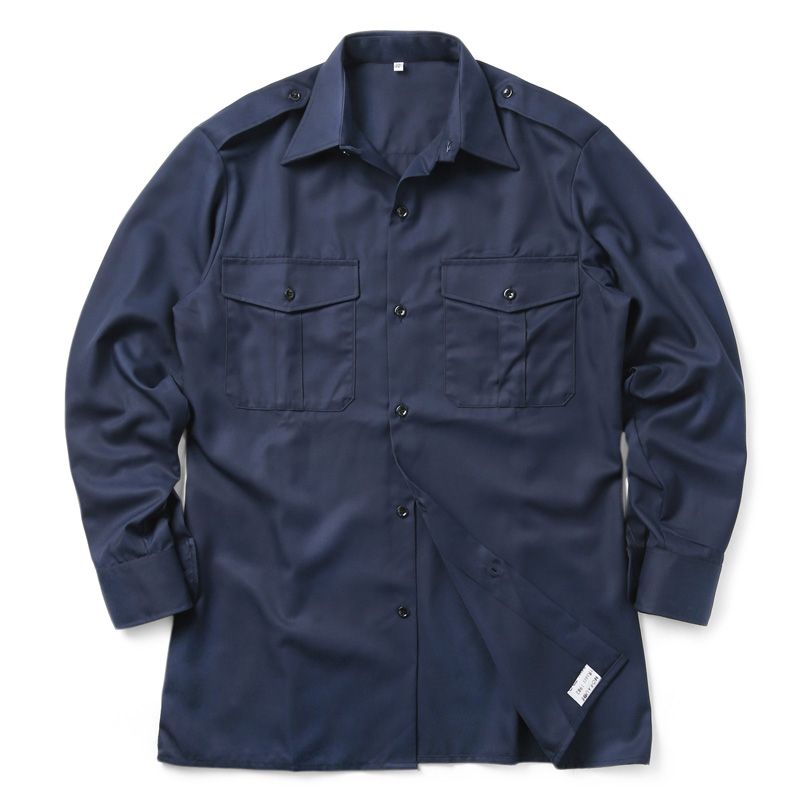 実物 新品 フランス軍 FRENCH NAVY COLOR ドレスシャツ