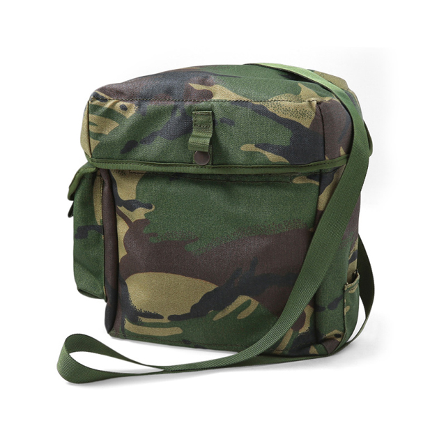 実物 新品 イギリス軍 ガスマスク ショルダーバッグ DPMカモ