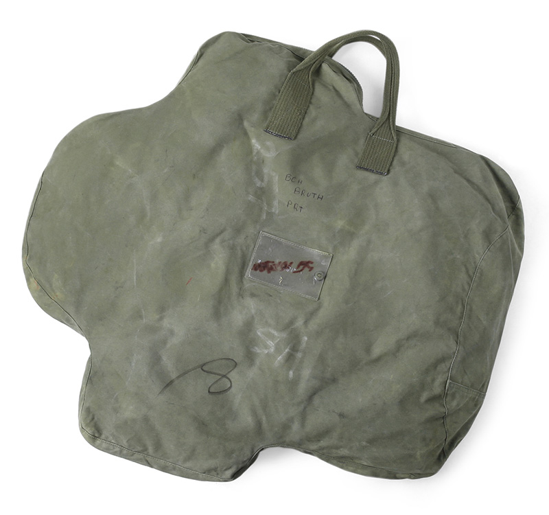 実物 USED フランス軍 DEFORMATION TYPE コットンキャンバス バッグ / バックパック