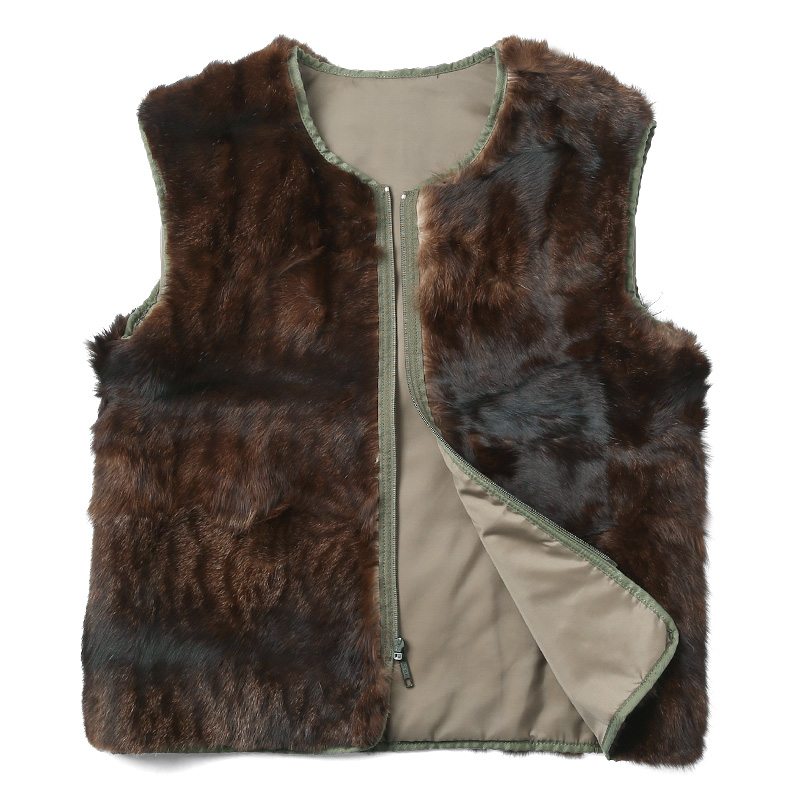 実物 USED ドイツ軍 ラビットファー ライナー