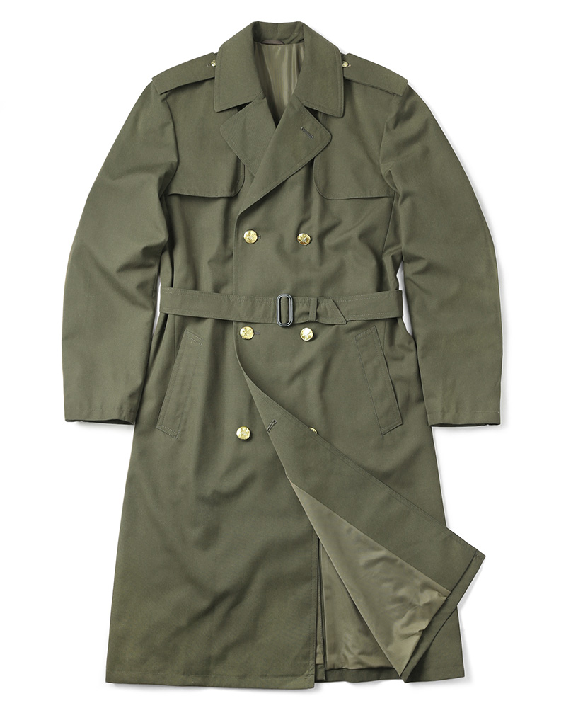 実物 新品 チェコ軍 トレンチコート