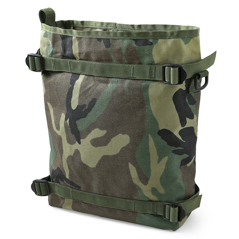 実物 新品 米軍 MOLLE II RADIO バッグ WOODLAND