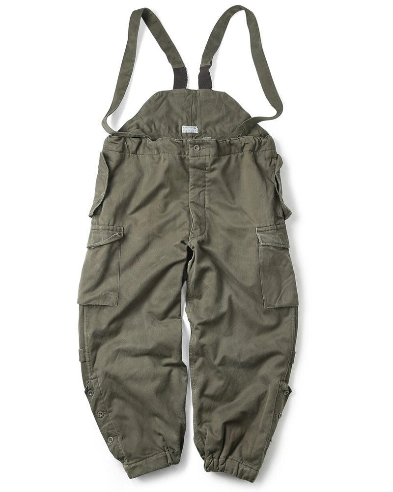 実物 USED オーストリア軍 サスペンダー付き オーバーパンツ