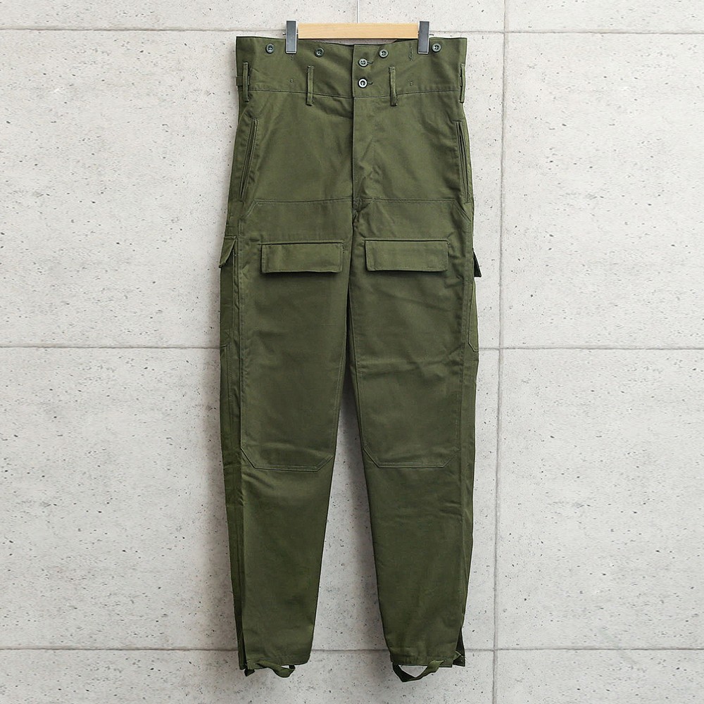 実物 新品 デッドストック チェコ軍 M-85 ダブルニーフロント フィールド カーゴパンツ