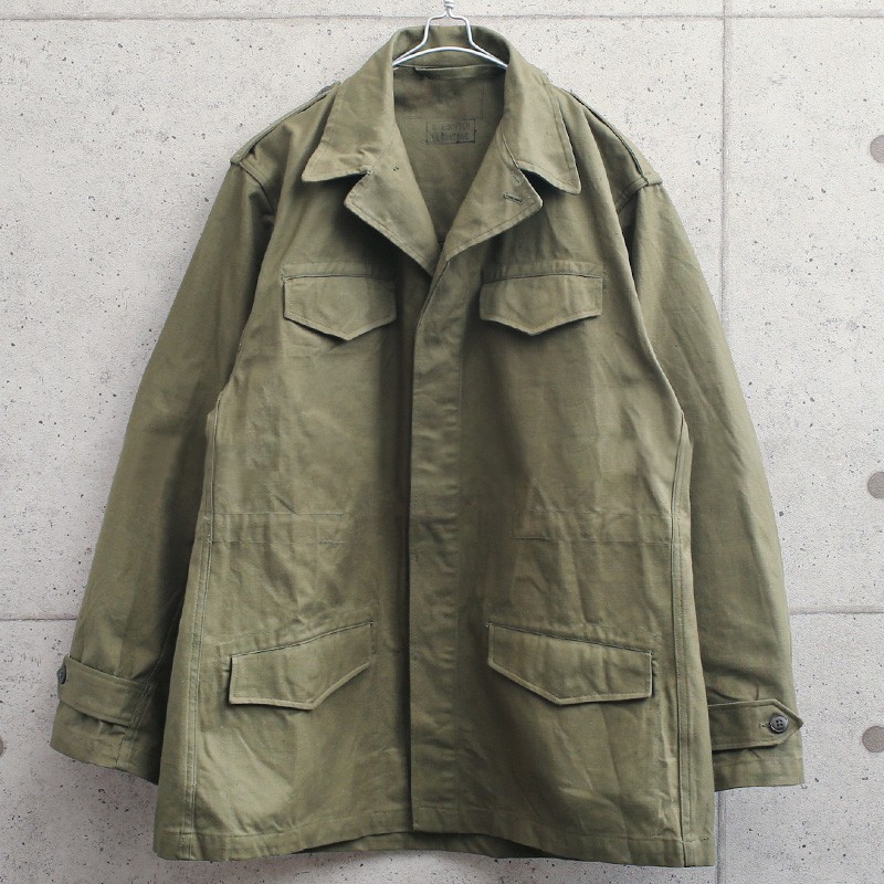 実物 新品 デッドストック フランス軍 M-47 フィールドジャケット 前期型 コットン製 #2